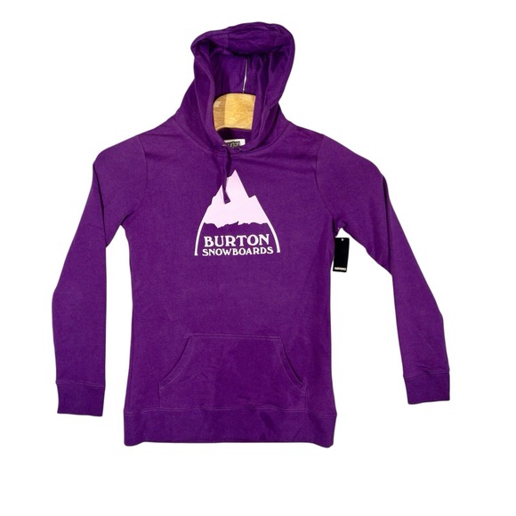 Burton Tops - NWT Burton Snowboarding‎ Purple Fleece Hoodie Womens Medium